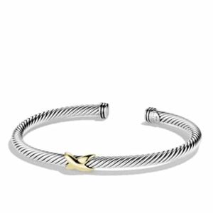 David Yurman X Bracelet in Gold